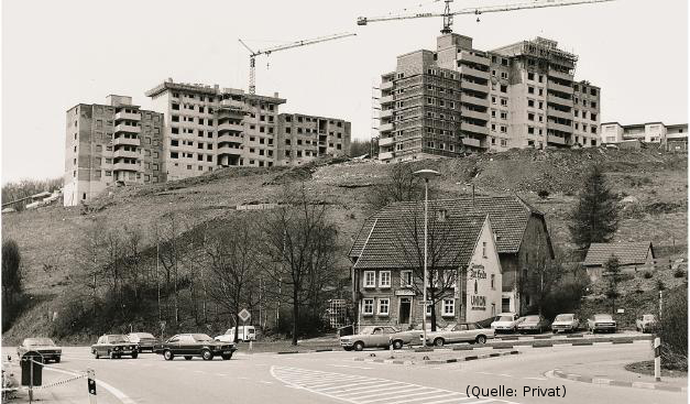Foto: Neubaugebiet Oeneking von der Talstrasse gesehen.